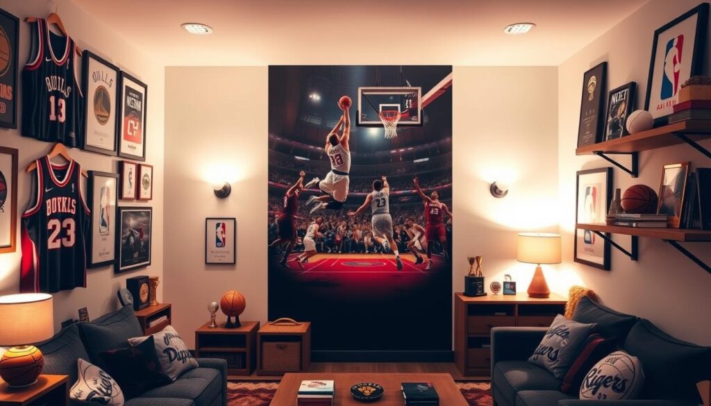 NBA basketball decor for room transformation