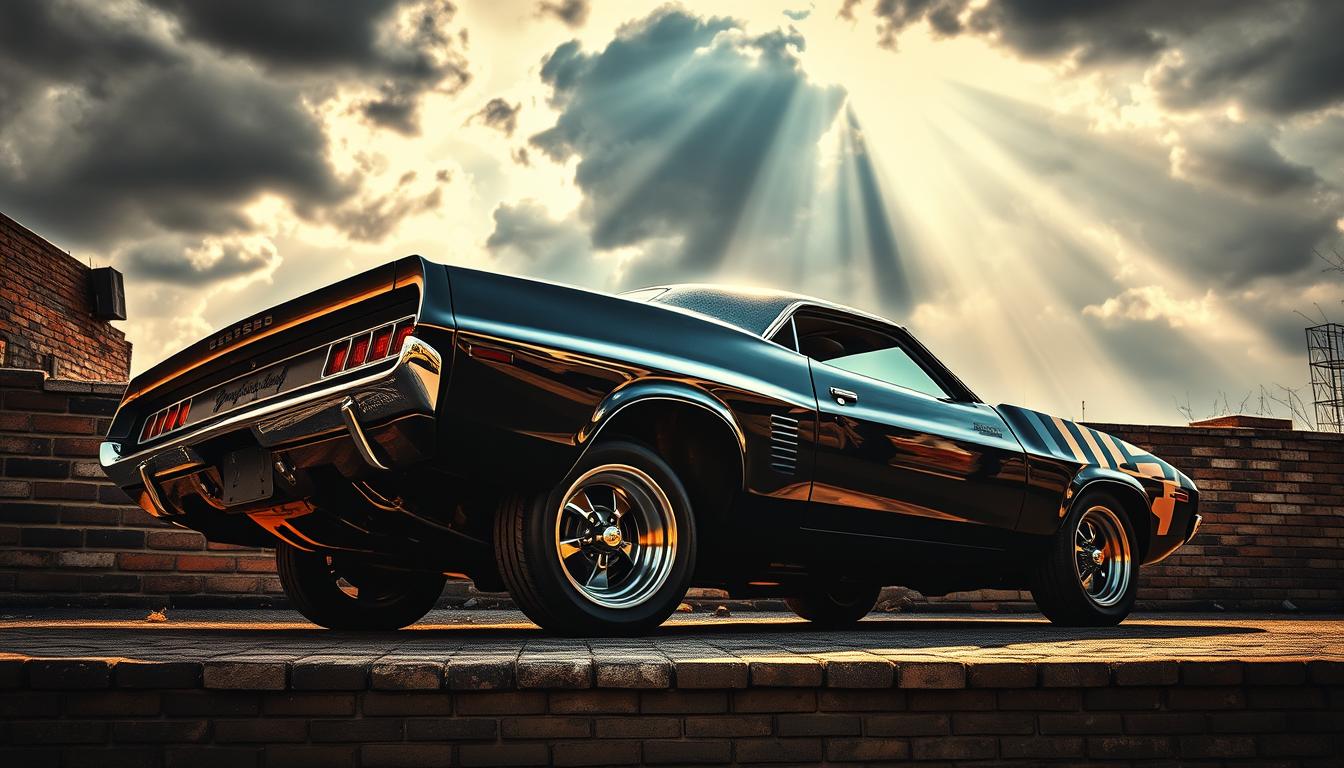 muscle car wall art